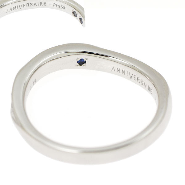 アニヴェルセル Pt950 ダイヤモンド リング 0.19ct