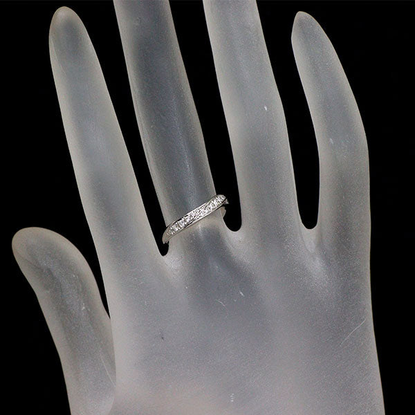 アニヴェルセル Pt950 ダイヤモンド リング 0.19ct