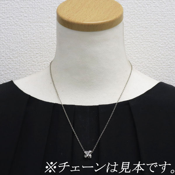 K18WG ダイヤモンド ペンダントトップ 0.25ct