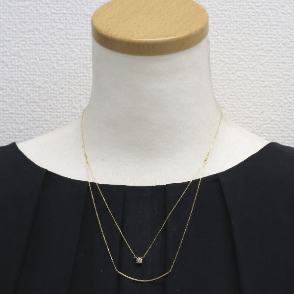 K18YG ダイヤモンド ペンダントネックレス 0.30ct