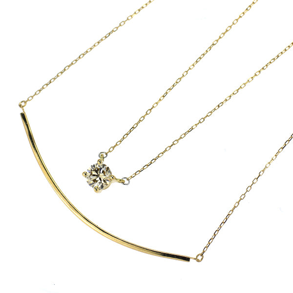 K18YG ダイヤモンド ペンダントネックレス 0.30ct