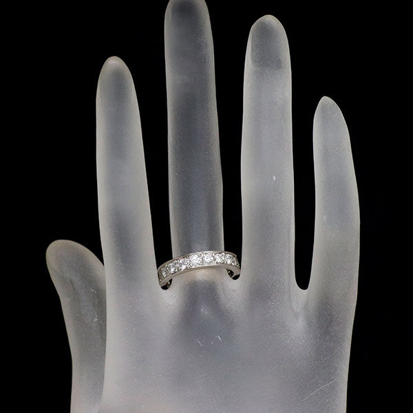 Pt900 ダイヤモンド リング 1.00ct セミエタニティ