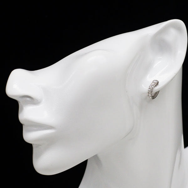 Pt900 ダイヤモンド フープ ピアス 0.84ct