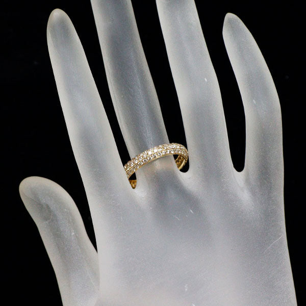 K18YG ダイヤモンド リング 1.40ct パヴェ フルエタニティ