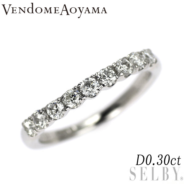 の*ん様 pt900 ヴァンドーム　ダイヤモンド　リング ヴァンドーム青山 Pt900 ダイヤモンド リング 0.30ct ピンキー
