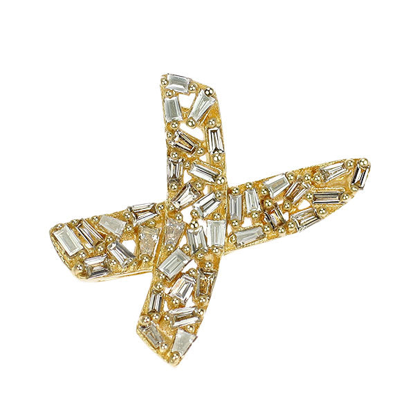 K18YG ダイヤモンド ペンダントトップ 0.30ct