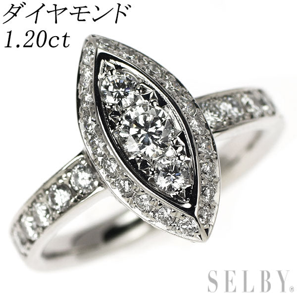 Pt900 ダイヤモンド リング 1.20ct