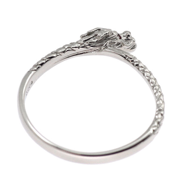 Pt950 ルビー リング 0.009ct 龍
