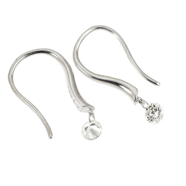 K18WG ダイヤモンド ピアス 0.20ct