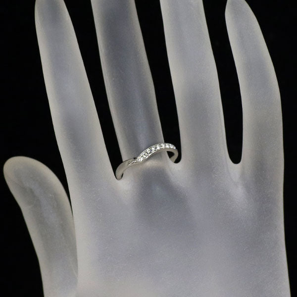 Pt900 ダイヤモンド リング 0.13ct V字