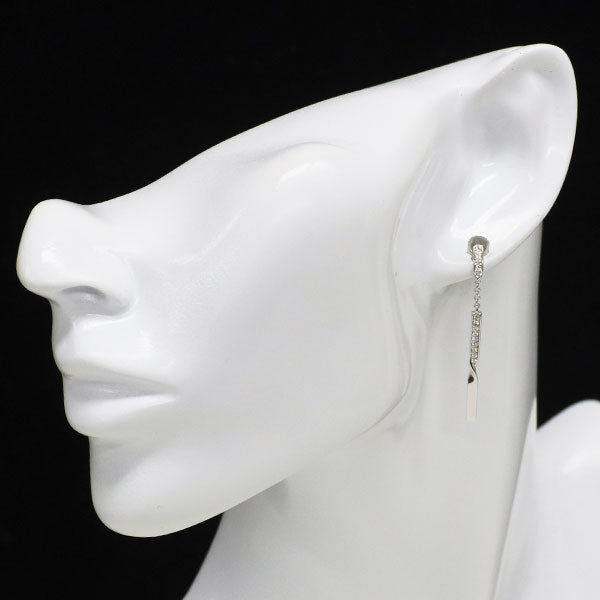 K18WG ダイヤモンド ピアス 0.20ct
