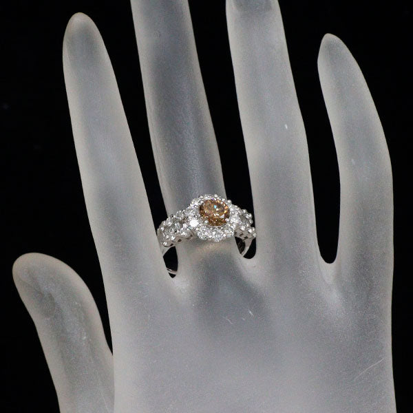 Pt900 ダイヤモンド リング 1.12ct D1.45ct