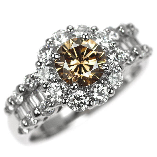 Pt900 ダイヤモンド リング 1.12ct D1.45ct