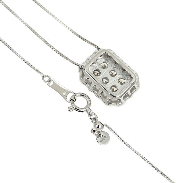 K18WG ダイヤモンド ペンダントネックレス 1.00ct