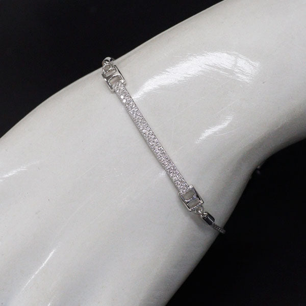 K18WG ダイヤモンド ブレスレット 0.33ct