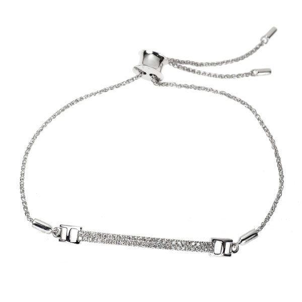 K18WG ダイヤモンド ブレスレット 0.33ct