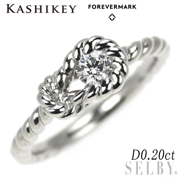 カシケイ/フォーエバーマーク Pt900 ダイヤモンド リング 0.20ct エンコルディア