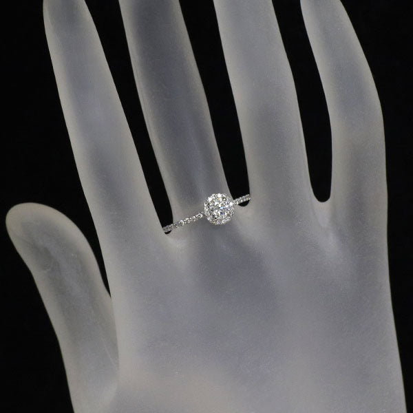 新品 Pt900 ダイヤモンド リング 0.33ct E I1 3EX D0.23ct