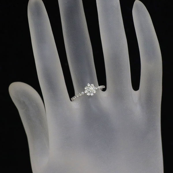 新品 Pt900 ダイヤモンド リング 0.131ct K VVS2 EXHC D0.28ct