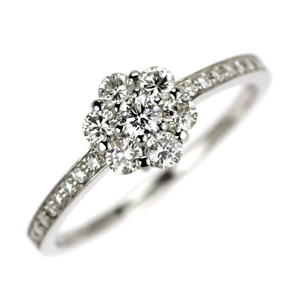 新品 Pt900 ダイヤモンド リング 0.086ct F VS2 VG D0.45ct