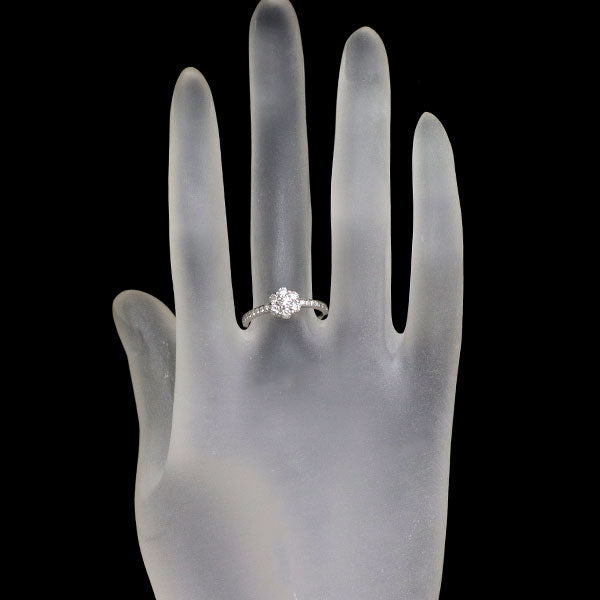 新品 Pt900 ダイヤモンド リング 0.086ct F VS2 VG D0.45ct