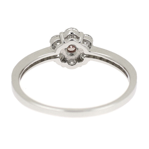 新品 希少 Pt900 天然ピンク ダイヤモンド リング 0.058ct FOP VS1 D0.43ct