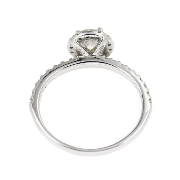 新品 Pt900 ダイヤモンド リング 0.542ct H I1 VG D0.28ct