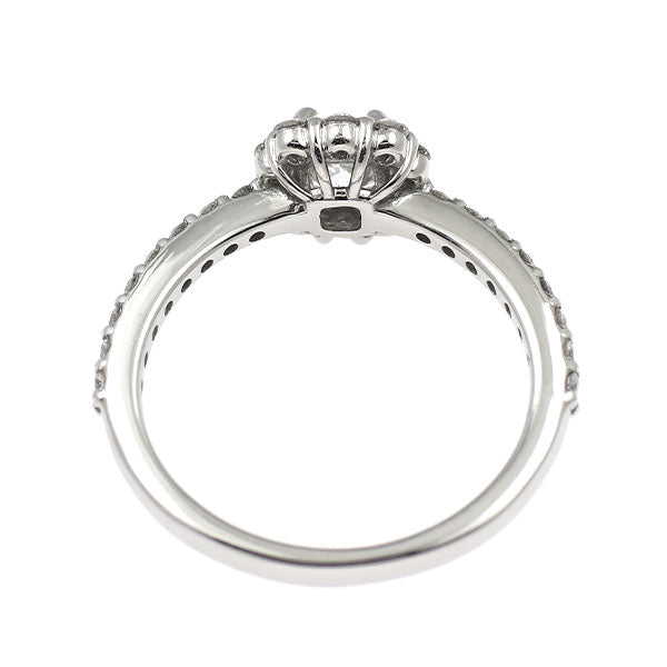 新品 Pt950 フランダースカット ダイヤモンド リング 0.501ct G SI2 D0.45ct