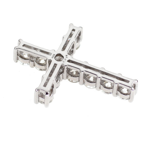 新品 Pt900 ダイヤモンド ペンダントトップ 3.001ct E-H I1 VG-G クロス