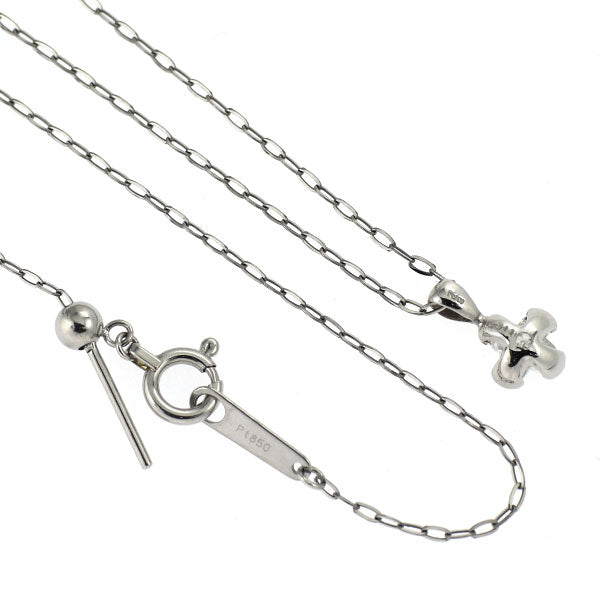 新品 希少 Pt900/ Pt850 リリーカット ダイヤモンド ペンダントネックレス 0.311ct G VS1