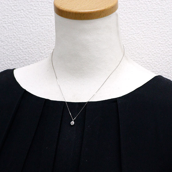 新品 希少 Pt900/ Pt850 天然ピンク ダイヤモンド ペンダントネックレス 0.058ct FPP I1 D0.07ct