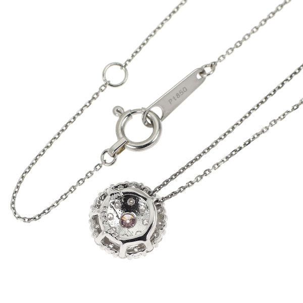 新品 希少 Pt900/ Pt850 天然ピンク ダイヤモンド ペンダントネックレス 0.072ct LP I1 D0.28ct