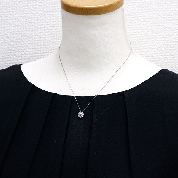 新品 希少 Pt900/ Pt850 天然ピンク ダイヤモンド ペンダントネックレス 0.072ct LP I1 D0.28ct
