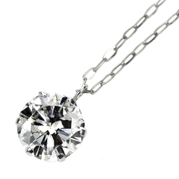 新品 Pt900/ Pt850 ダイヤモンド ペンダントネックレス 1.057ct E I1 G