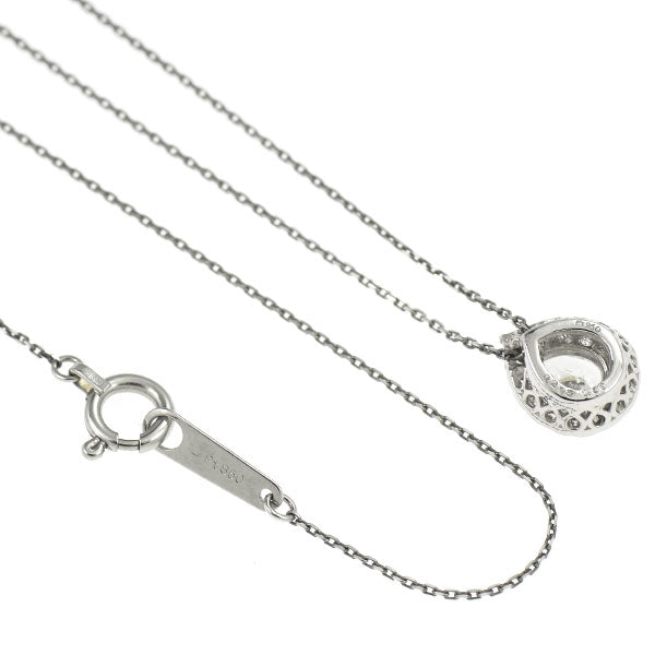 新品 Pt950/ Pt850 ペアシェイプカット ダイヤモンド ペンダントネックレス 0.293ct G SI2 D0.09ct