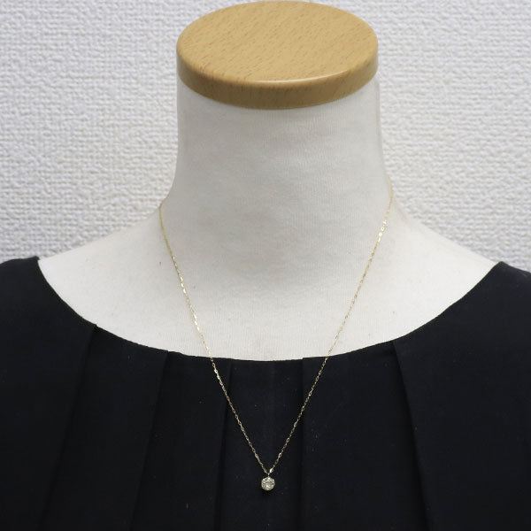 新品 K18YG ダイヤモンド ペンダントネックレス 0.751ct M I1 VG