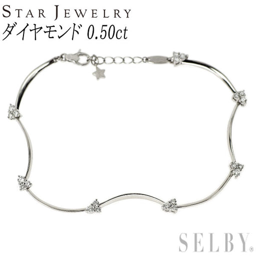 スタージュエリー Pt950 ダイヤモンド ブレスレット 0.50ct — セルビー 