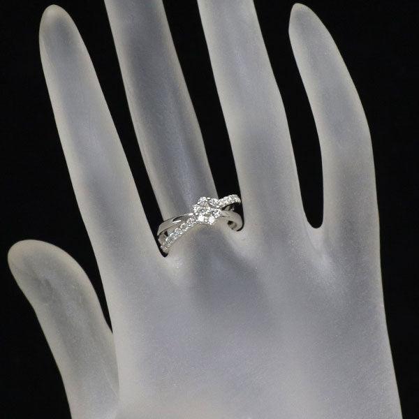 ポンテヴェキオ K18WG ダイヤモンド リング 0.53ct フラワー