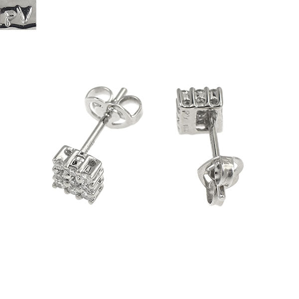 ポンテヴェキオ K18WG ダイヤモンド ピアス 0.22ct スタッド