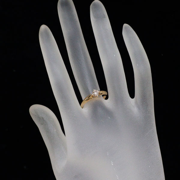 カシケイ/Kashikey K18YG ブラウン ダイヤモンド リング 0.33ct D0.01ct ソリティア