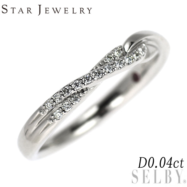 スタージュエリー Pt950 ダイヤモンド リング 0.04ct