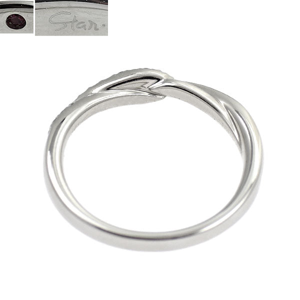 スタージュエリー Pt950 ダイヤモンド リング 0.04ct