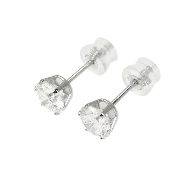 新品 Pt900 ダイヤモンド ピアス 2.086ct H SI2 VG/G スタッド【エスコレ】