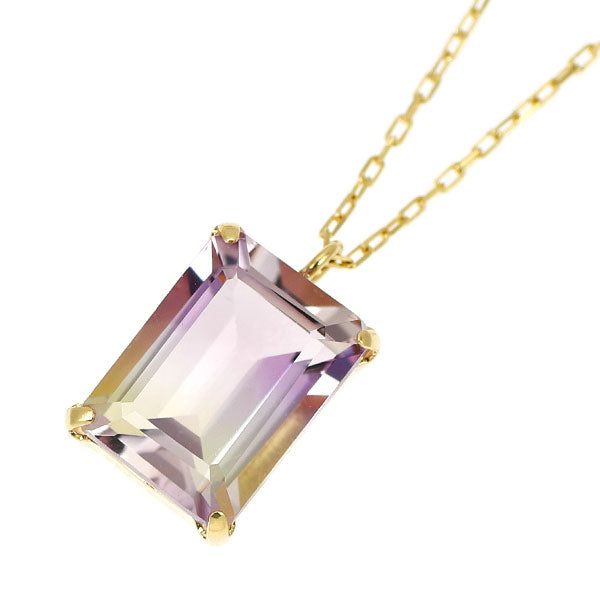 K18YG アメトリン ペンダントネックレス 1.20ct