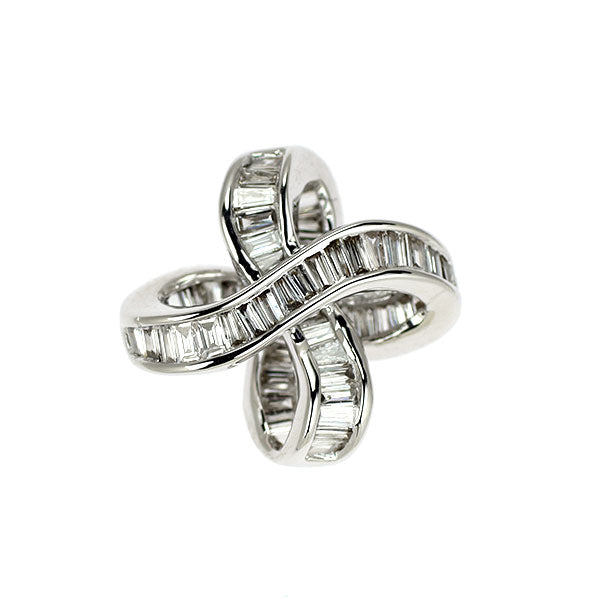 K18WG ダイヤモンド ペンダントトップ 0.25ct