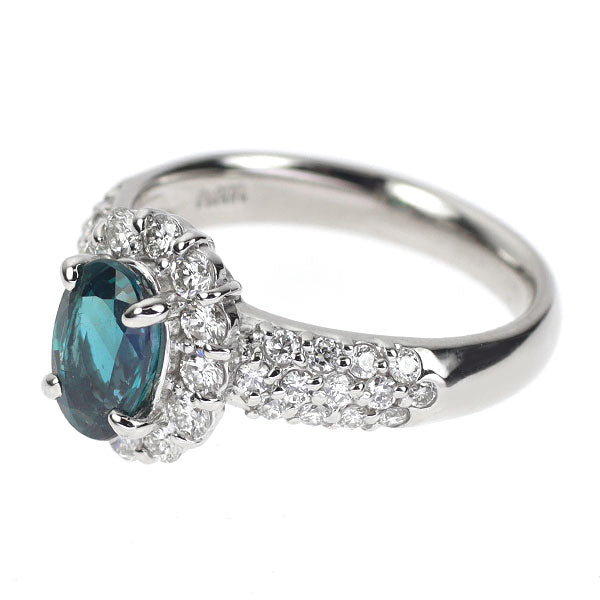 希少 Pt900 インド産 アレキサンドライト ダイヤモンド リング 1.095ct D0.70ct