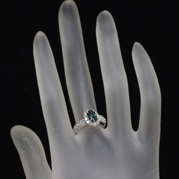 希少 Pt900 インド産 アレキサンドライト ダイヤモンド リング 1.095ct D0.70ct