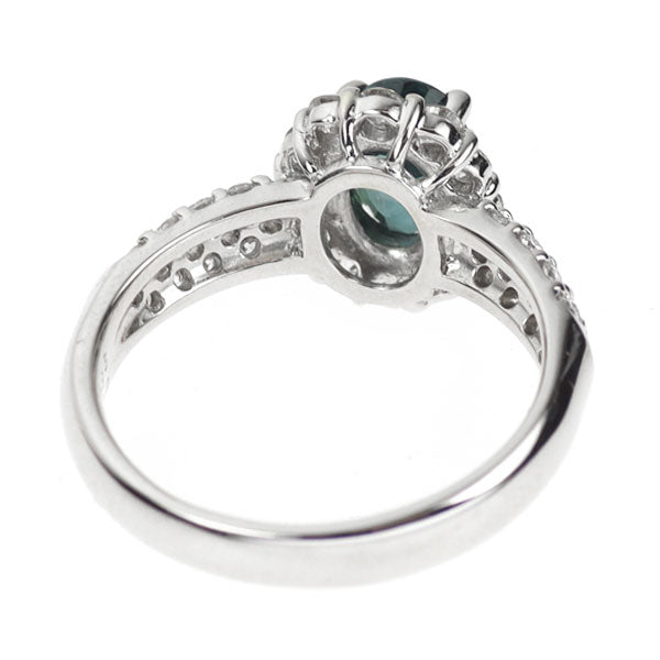 希少 Pt900 インド産 アレキサンドライト ダイヤモンド リング 1.095ct D0.70ct