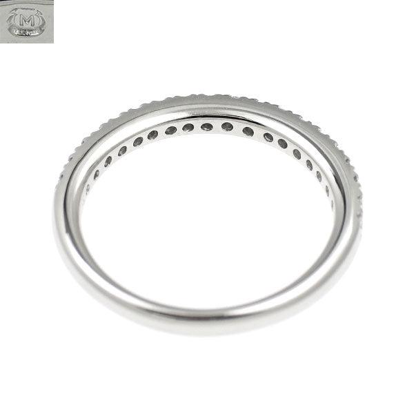 ミキモト Pt950 ダイヤモンド リング 0.12ct ハーフエタニティ