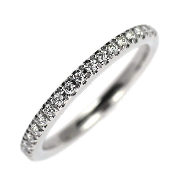 ミキモト Pt950 ダイヤモンド リング 0.12ct ハーフエタニティ